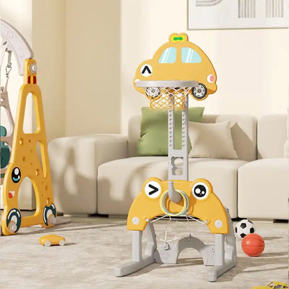 Children Outdoor Wood Playground Playhouse Swings Set Swing and Slide for Kids Good Vibrations