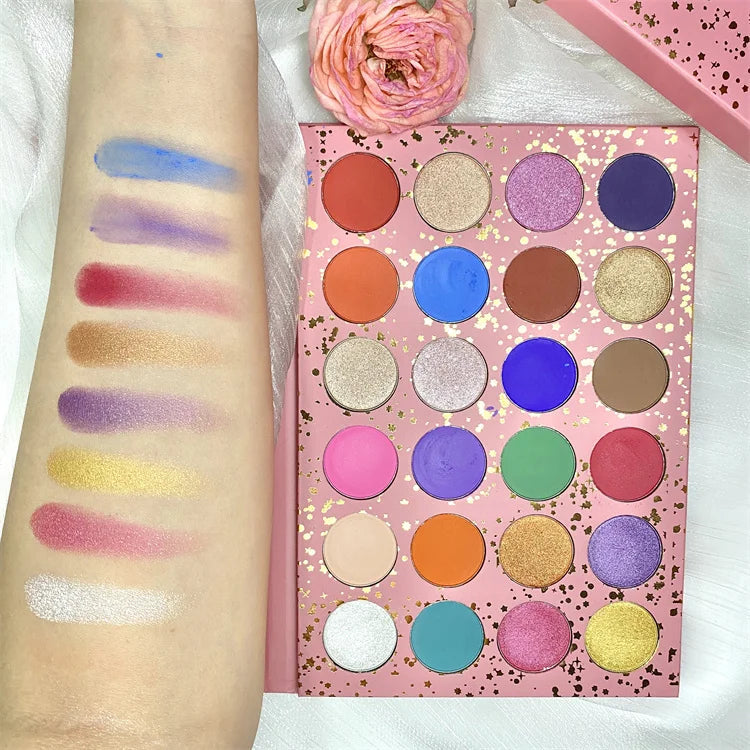 Wholesale Custom Your Own Brand Makeup Eye Shadow Palette Private Label Makeup Eyeshadow Palette Good Vibrations
