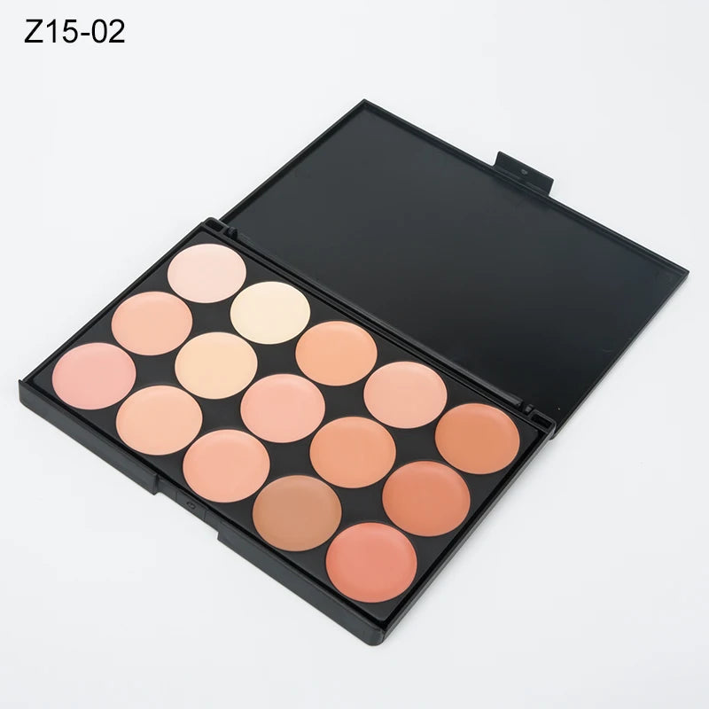 15 Colors Concealer Palettes Foundation Makeup Full Cover Contour Face Cream Base Primer Moisturizer Hide Blemish Good Vibrations