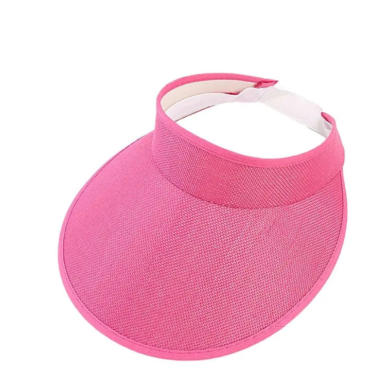 Sun Visors For Women Faux Linen Fashion Hats For Women Sports Visor Women hats Good Vibrations