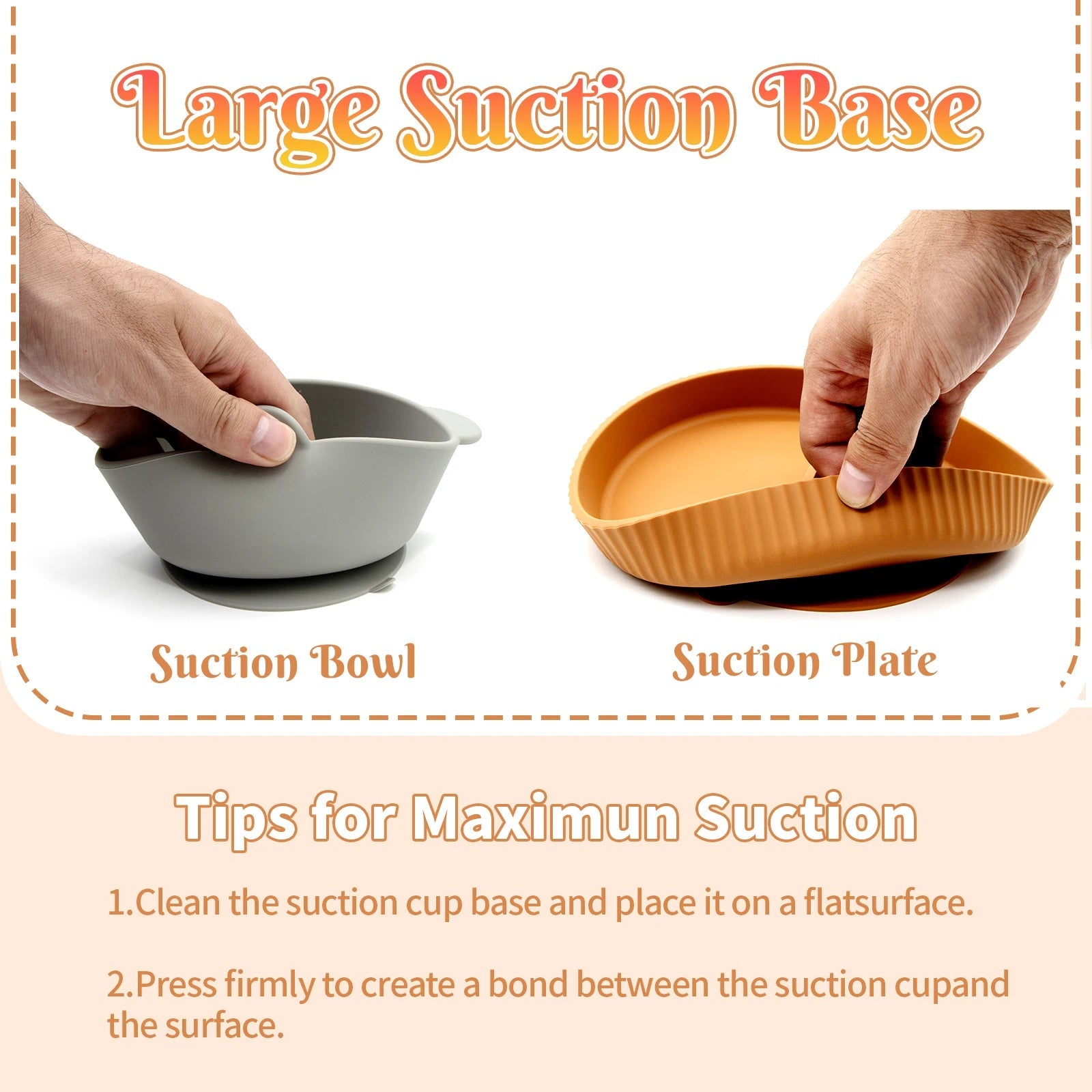 Custom Wholesale Supplies Nursing Weaning Products Silicone Baby Feeding Set Silicone Plate Bowl Spoon Tableware Good Vibrations