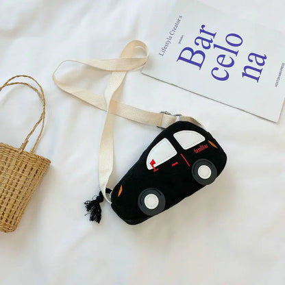 Cute Children's Crossbody Bags Cartoon Car Coin Purse for Kids Baby Mini Shoulder Messenger Bag Boys Girls Accessories Handbags Good Vibrations