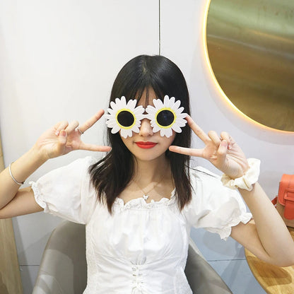 1 Pcs Sunglasses Funny Crazy Party Dress Glasses Accessories Novelty Costume Party Carnival Glasses Event Decoration Supplies Good Vibrations