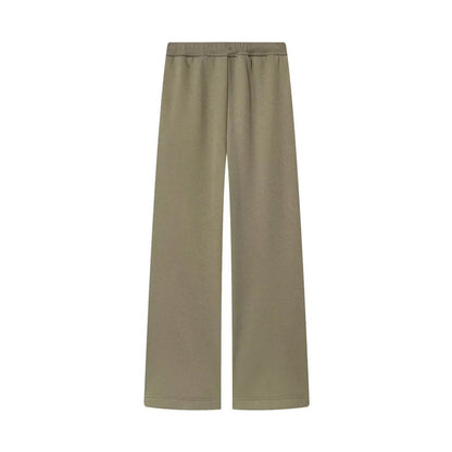 KAR&OT ZA Women's 2025 Autumn New Arrival Solid Color Mid-Rise Wide-Leg Pants 3199630 3199631 Good Vibrations
