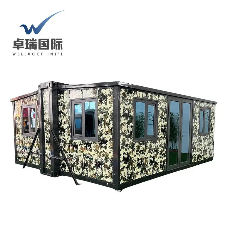 WELLUCKY Cost Effective Easy Assemble Detachable Steel Structure Villas Prefab Portable Eco Friendly Modular Container Home Good Vibrations