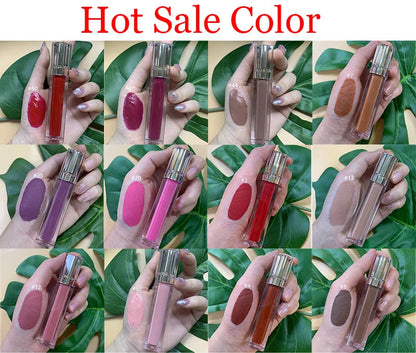 Hot Selling Liquid Matte Lipstick Private Label Waterproof Makeup Lip Gloss  Lipgloss for Women Good Vibrations