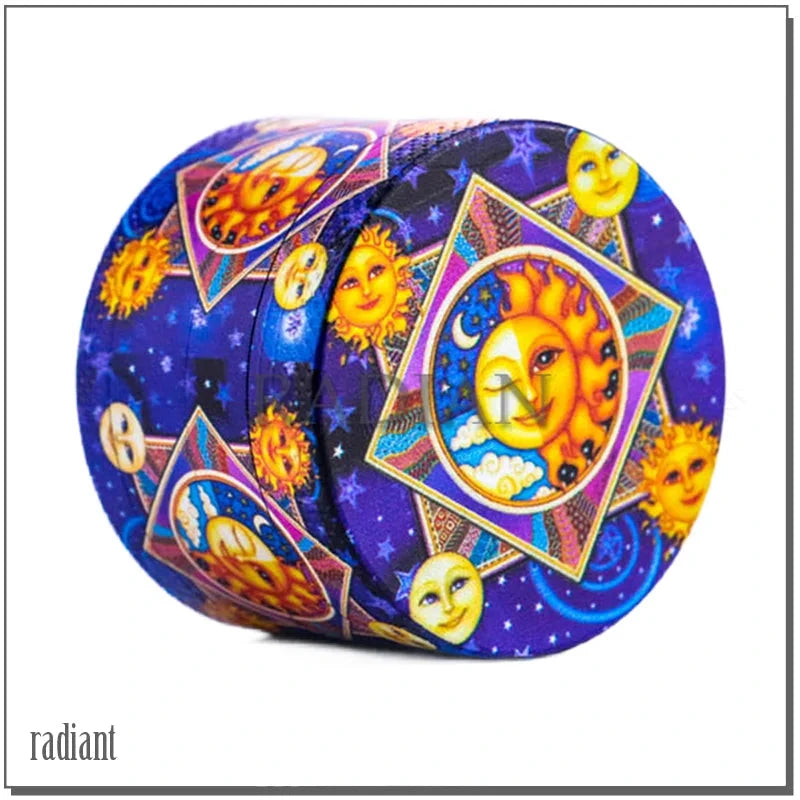 50MM Metal Tobacco Grinder for Kitchen Multifunctional Spice Crusher Kitchen Wholesale 4-layer Metal Smoking Mill Spice Grinder Good Vibrations