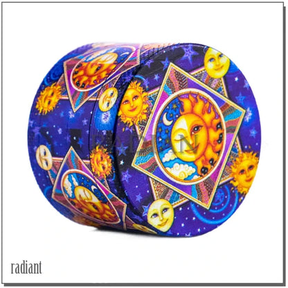 50MM Metal Tobacco Grinder for Kitchen Multifunctional Spice Crusher Kitchen Wholesale 4-layer Metal Smoking Mill Spice Grinder Good Vibrations