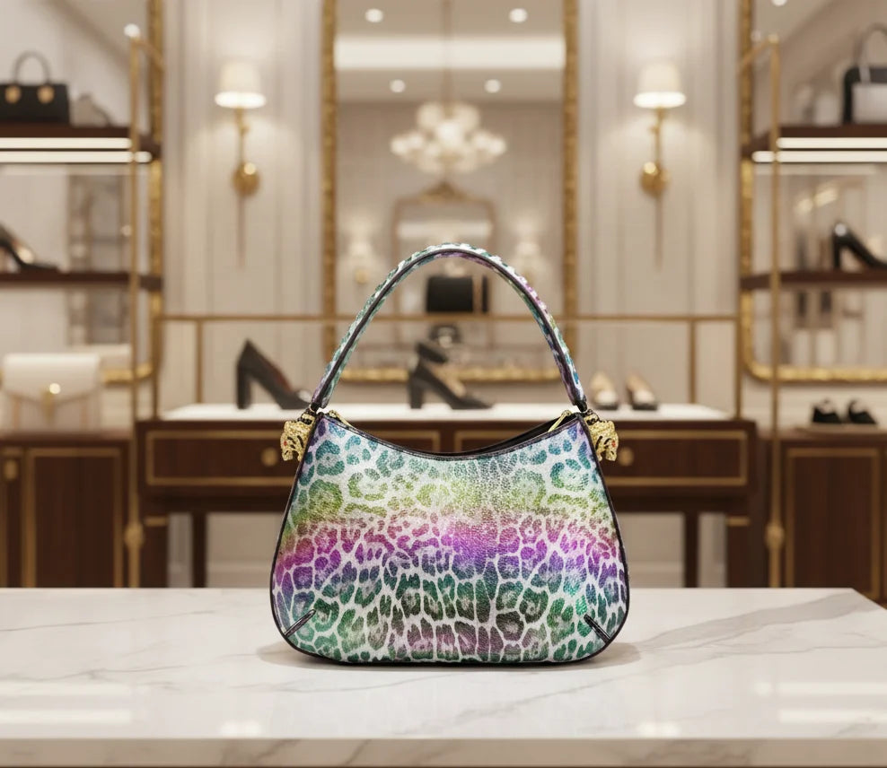 Super Product Fashion Ladies Shoulder Bag Quality Snack Leopard Printing Handbag Women Luxury Designer Bag Factory Outlet 32 cm Good Vibrations