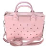 2026 New Arrivals Candy Color EVA Tote Bag for DIY Charms Waterproof Beach Bag Adjustable Strap Casual Travel Shopping Good Vibrations