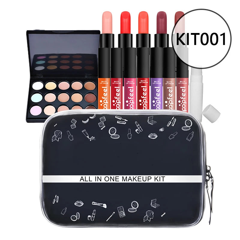 HOT 20 Styles New Fashion Eye Shadow POPFEEL Birthday Gift Makeup Gift Set ALL in ONE Full Professional Makeup Kit for Girl Good Vibrations