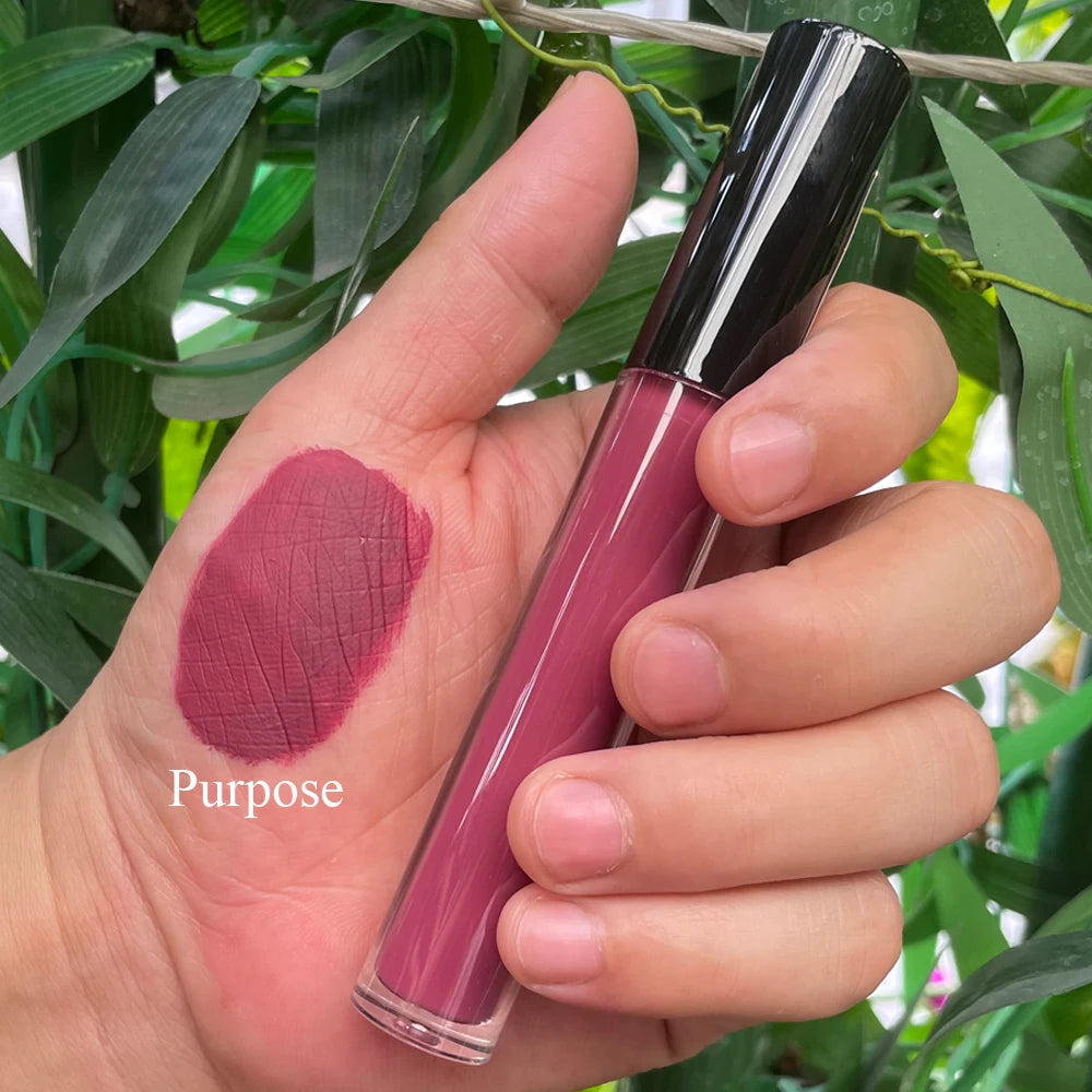 Wholesale Low Moq Matte Liquid Lipstick Vegan Private Label Waterproof Long Lasting Lip Stick Custom Liquid Lipstick Good Vibrations