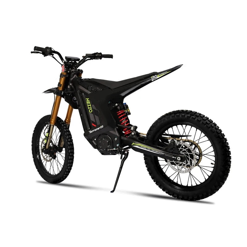 HEZZO D 9 72V 45Ah 100KM/H 150km 500Nm Electric Bike EU, UK, US Warehouses Good Vibrations