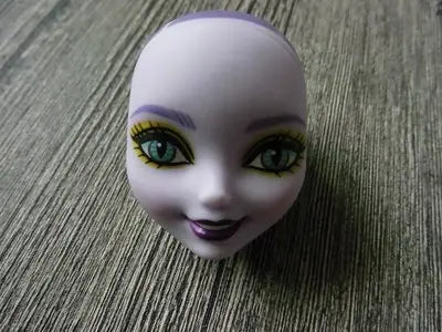 Monstering High Doll Toy Head No Hair Doll  Heads DIY Plants Hair Head Doll Bald Heads Original Rare Collection Head Toys Good Vibrations
