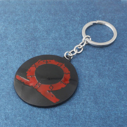 New God of War 4 Kratos Sword Keychain Pendant Keyring Jewelry Men And Women Car key chain Accessories Good Vibrations