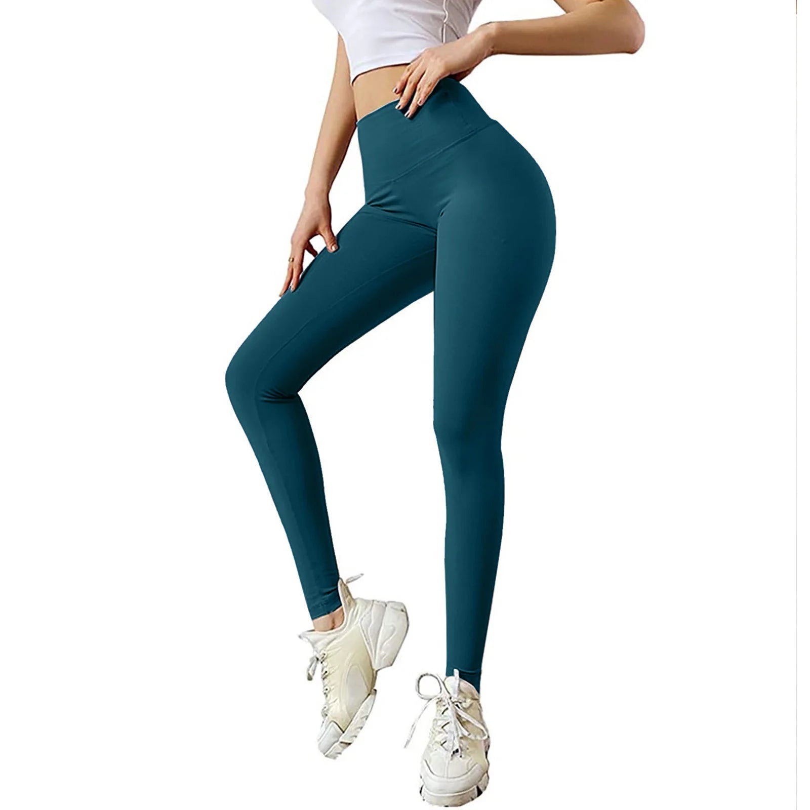 Yoga Pants Women Leggings For Fitness Nylon High Waist Long Pants Women Hip Push UP Tights Women Gym Clothing Pants Women Good Vibrations