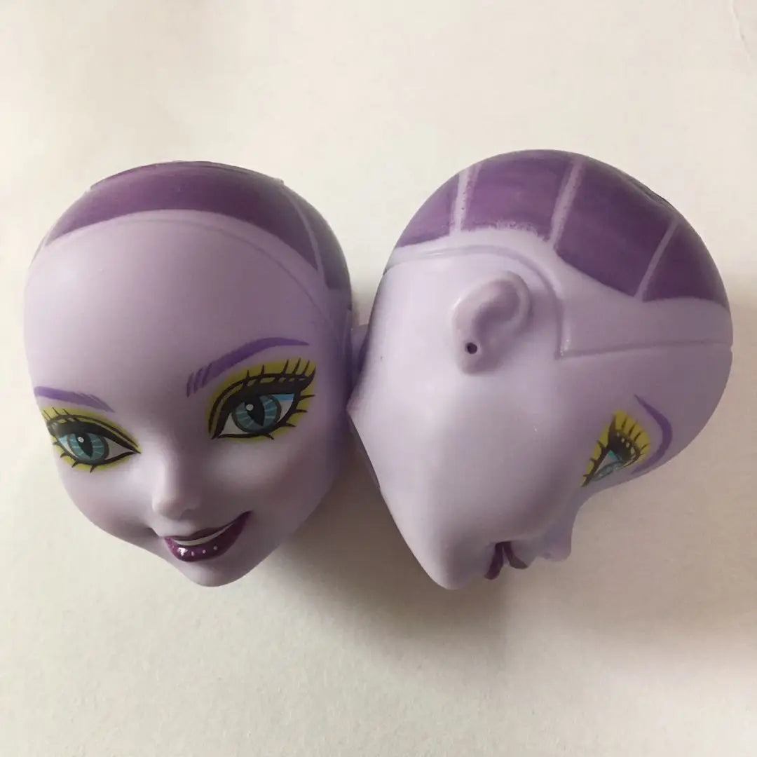 Monstering High Doll Toy Head No Hair Doll  Heads DIY Plants Hair Head Doll Bald Heads Original Rare Collection Head Toys Good Vibrations