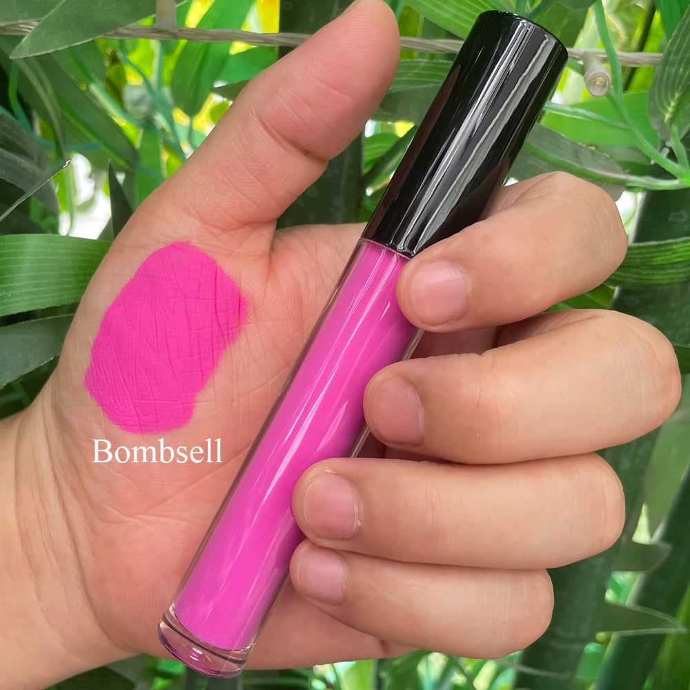 Wholesale Low Moq Matte Liquid Lipstick Vegan Private Label Waterproof Long Lasting Lip Stick Custom Liquid Lipstick Good Vibrations