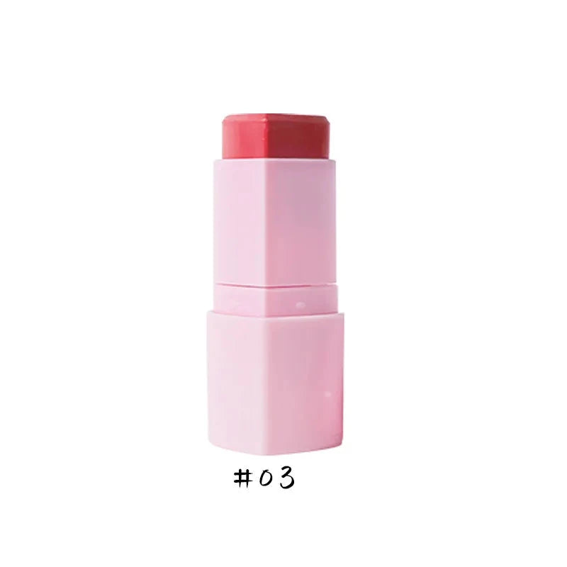Custom LOGO hot sale heart-shaped rouge stick blush stick lipstick natural colour correction stick lipstick blusher Good Vibrations