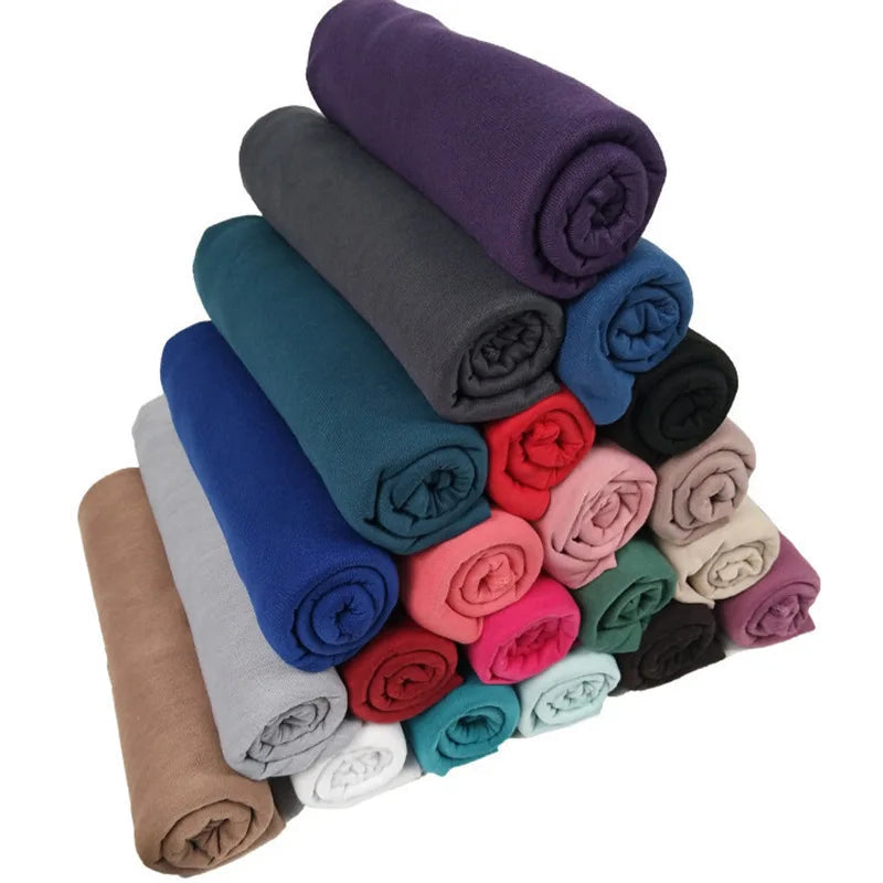 Instant Hijab Chiffon Jersey Hijab for Women Veil Muslim Fashion Islam Malaysian  Hijab Cap Scarf for Muslim Headscarf Good Vibrations