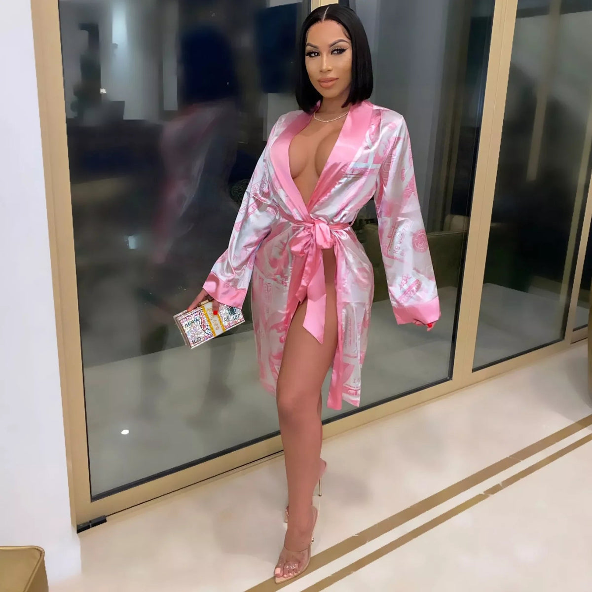 Wedding Party Sexy Nighty for Honeymoon Wholesale Vendor Pajamas for Women Set Customized logo Bridesmaid Robes Good Vibrations