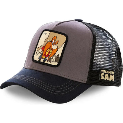 Hot Sale Unisex Anime Cartoon Cap High Quality Patch Draw Baseball Cap Men Trucker Hat Good Vibrations