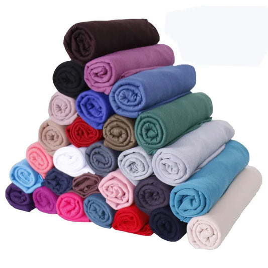 Instant Hijab Chiffon Jersey Hijab for Women Veil Muslim Fashion Islam Malaysian  Hijab Cap Scarf for Muslim Headscarf Good Vibrations