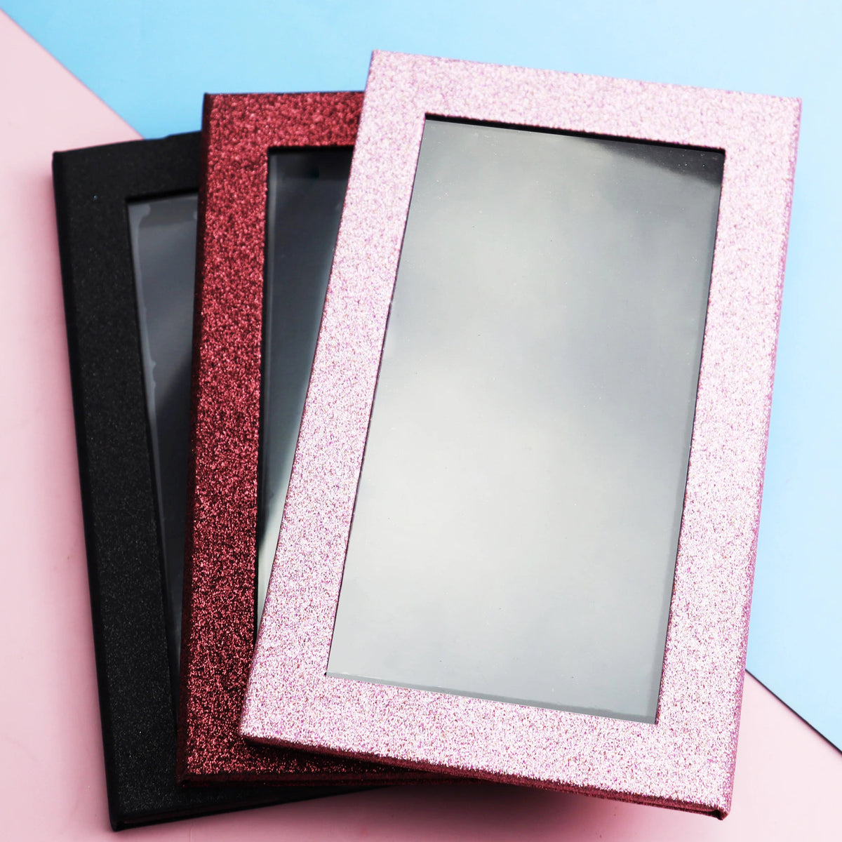 Wholesale Professional DIY Empty Magnetic Eyeshadow Palette Premium Makeup Pallette with Glitter for Eye Shadow Powder Good Vibrations