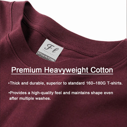Ready to Ship From USA Warehouse 230g Men's T-shirt 8.1 oz Heavyweight Fast Delivery Good Vibrations