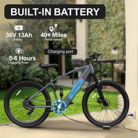 500w 80km Electric Bike Eu Stock Electric Bicycle 24-Inches USA Stock Electric Road Bike Hybrid Ebike with Searchlight Good Vibrations