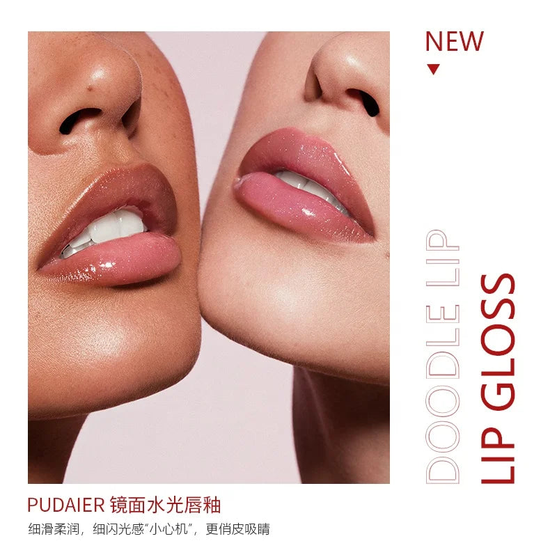 Wholesale Makeup 16 Colors Mirror Water Gloss Lip Gloss Moisturizing Lasting Vegan High Shine Lipgloss Private Label Cosmetics Good Vibrations