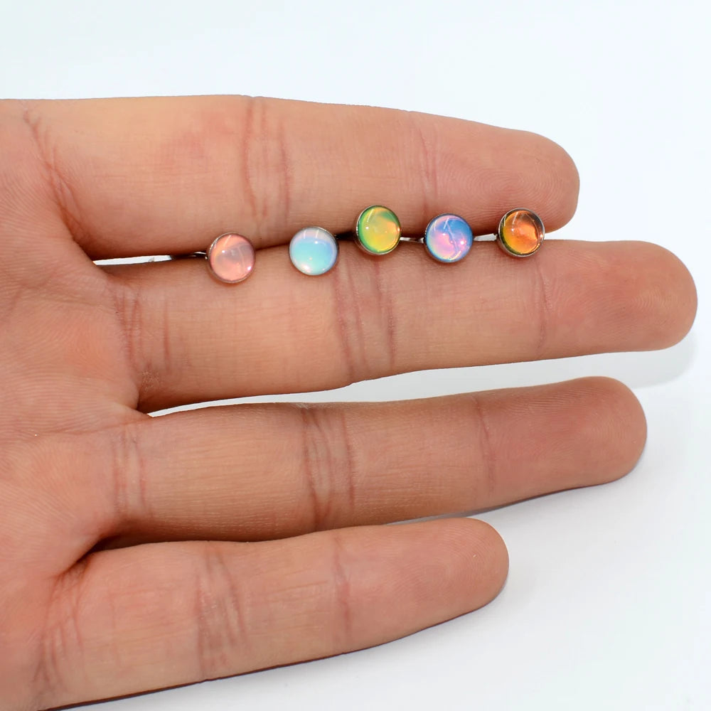 1PC Surgical Steel Tongue Barbell Ring Tongue Piercing Tongue Rings Flash Film Bling Bling Helix Stud New Body Piercing Jewelry Good Vibrations