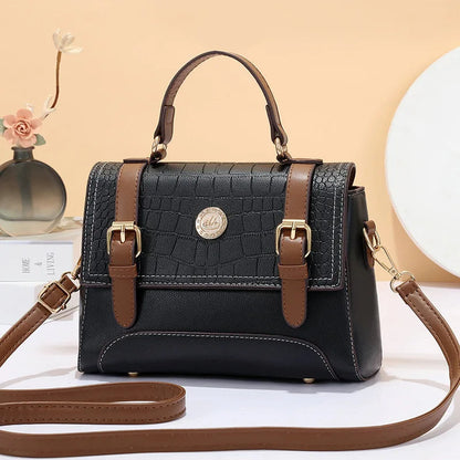 New Academic Style Leisure Time Soft Leather Fashion Trend Luxury Handbags Shoulder Bag Women's Messenger Bags Good Vibrations