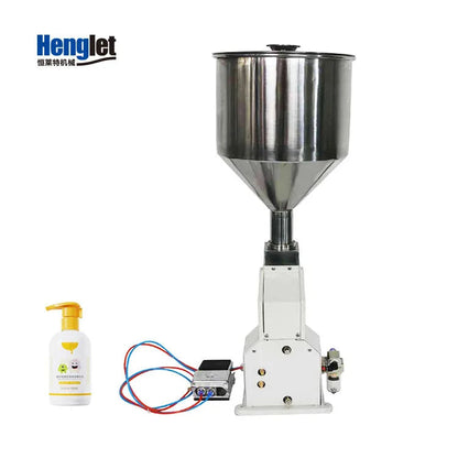 A03 Hand Operated Filling Machine Manual Cosmetic Paste Sausage Lip Gloss Cream Liquid Filling Supply Good Vibrations