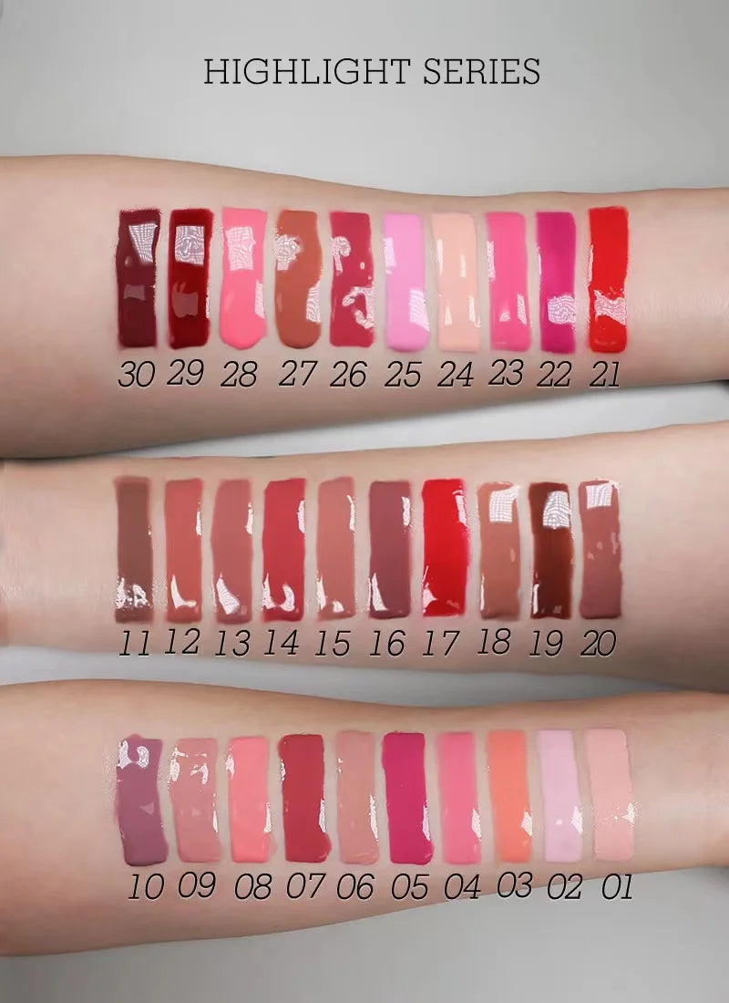 LED Lipgloss High Quality Vegan Personalized LED Tube Pink Hydrating Natural Hyaluronic Acid Liquid Lip Gloss  Wholesale Good Vibrations
