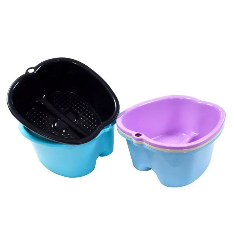 Plastic Large Foot Bath Spa Tub Basin Bucket for Soaking Feet Detox Pedicure Massage Portable 4 Colors Good Vibrations Adult Super Store