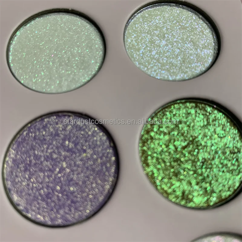 90 Colors Round Pans Multichrome Duochrome Pressed Eyeshadow Pigment Single Duo Chrome Eye Shadow Diy Eyeshadow Palette Good Vibrations