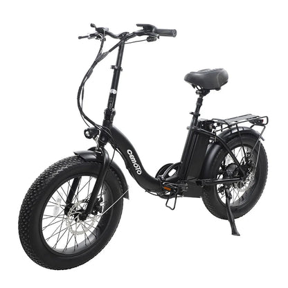 20-Inch Fat Tire Folding Electric Bike with 48V 500W 750W 7 Speed Aluminum Frame 15ah Lithium Battery Adult Folding E-Bike Good Vibrations