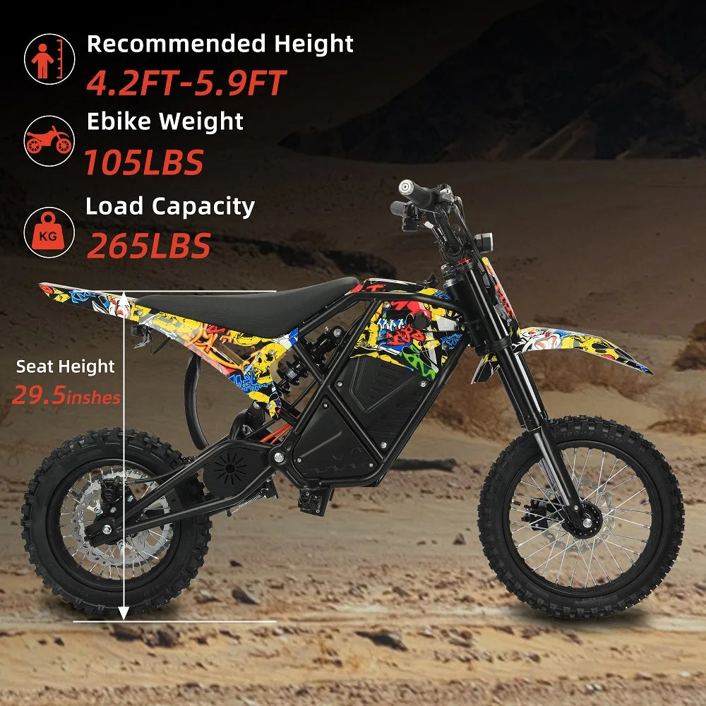 2000W Electric Bike US 3-7 Delivery BMS 45miles Long Range Adult Electric Sports Bike with 3 Gear Throttle Mode Good Vibrations