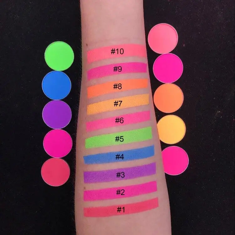 Custom Logo Eye Shadow Palette High Pigmented Nude Matte Makeup Glitter Eye Shadow Palette Private Label Eyeshadow Palette Good Vibrations
