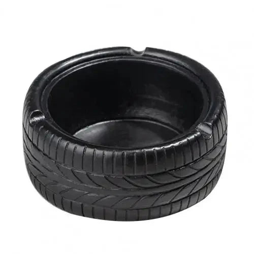 Retro Distressed Tire Resin Ashtray Ash Storage Case Good Vibrations Adult Super Store