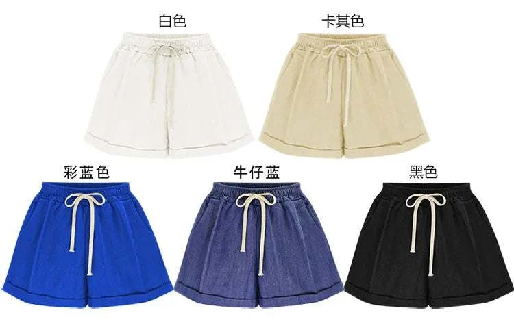 Crotchless Shorts wide-leg design for comfort and easy access