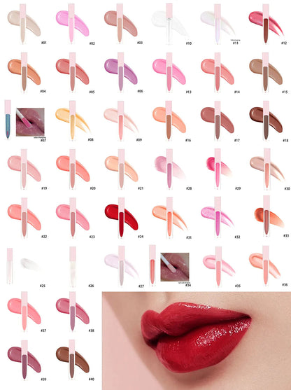 Make Your Own Brand Makeup Lipgloss Wholesale Custom logo Vegan Private Label Nude Lip Gloss Good Vibrations
