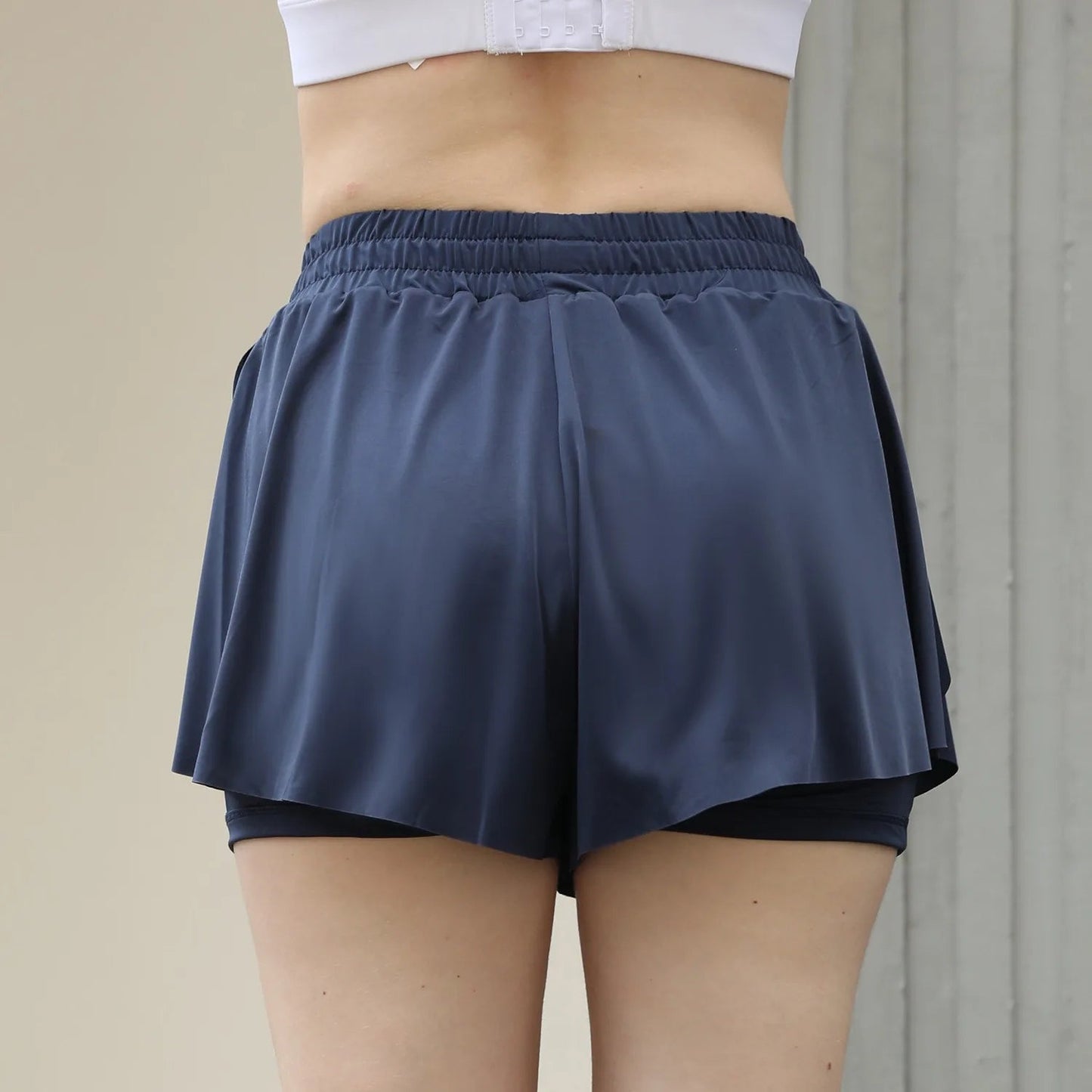 Custom Women's Athletic Yoga Running Golf Workout Sport Quick Dry Pink Black Pleated Tennis Skirts for Women With Pockets Shorts Good Vibrations