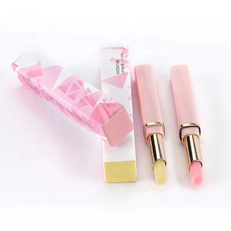 Private Label Lip Stick Custom Your Logo Lip Cosmetics With Fruit Flavor Moisture Lip Balm Good Vibrations