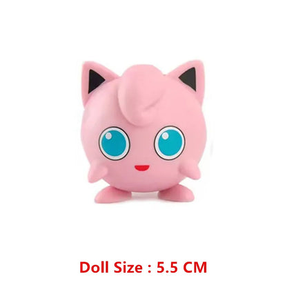 Pokemon 4-13Cm New Cartoons Movie Anime Figure Pikachu Mewtwo Charmander Blastoise Gurado Pet Action Model Toy Gifts Good Vibrations