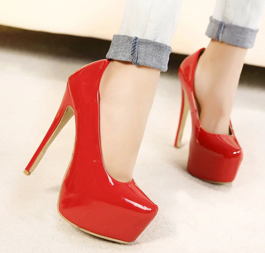 Ladies Sexy Elegant Temperament Womens Shoes Fashion New Waterproof Platform High Heels Zapatos De Mujer High Heels Women Shoes Good Vibrations