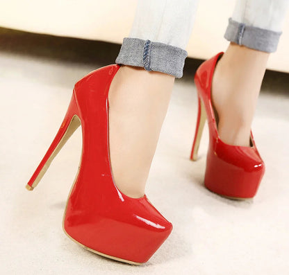 Ladies Sexy Elegant Temperament Womens Shoes Fashion New Waterproof Platform High Heels Zapatos De Mujer High Heels Women Shoes Good Vibrations