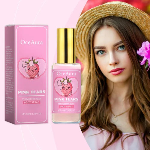 OceAura Musk Body Refreshing Moisturizing Treatment Strawberry Fragrance Perfume Spray Good Vibrations