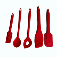 Durable Heat-Resistant Silicone Kitchen Utensil Set Baking & Pastry Tools Including Spatula for Home Kitchen Use Good Vibrations